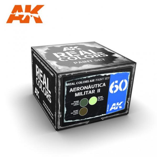 AK-Interactive: Real Colors - Aeronáutica Militar II Colors Set