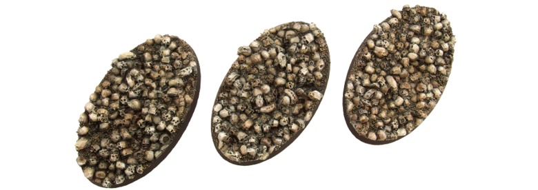 Battle Bases: Skulls Bases, Oval 75mm (2)