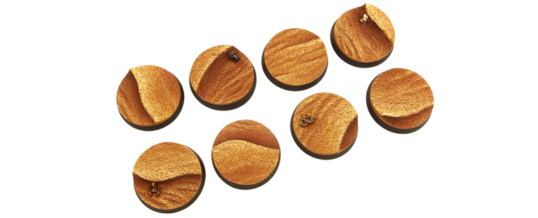 Battle Bases: Desert Bases, Round 32mm (4)