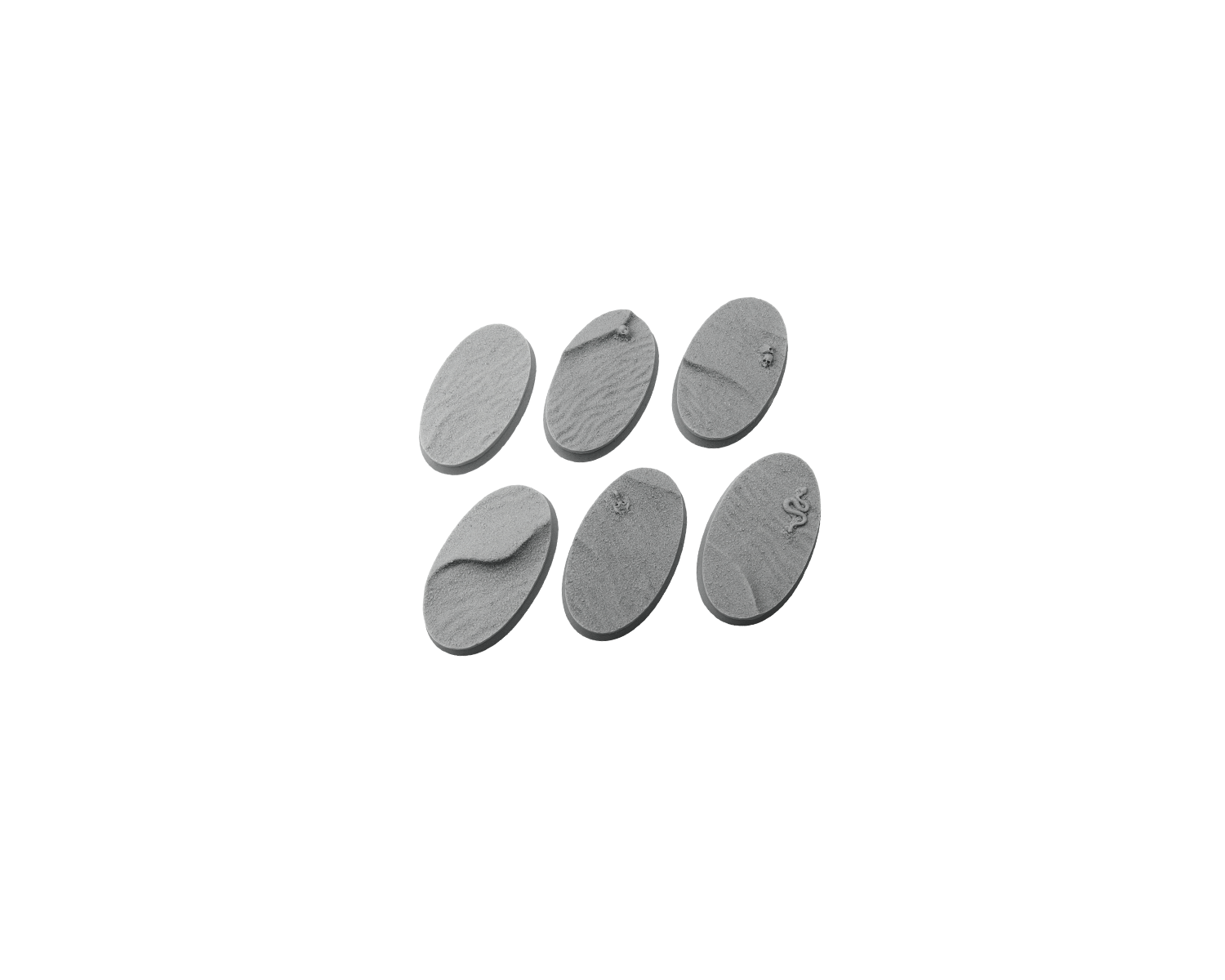Battle Bases: Desert Bases, Oval 60mm (4)