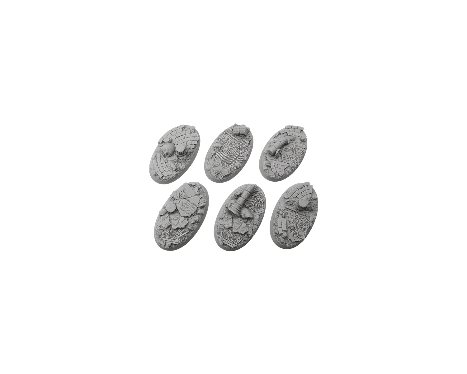 Battle Bases: Halodyne Bases Oval 60mm (4)