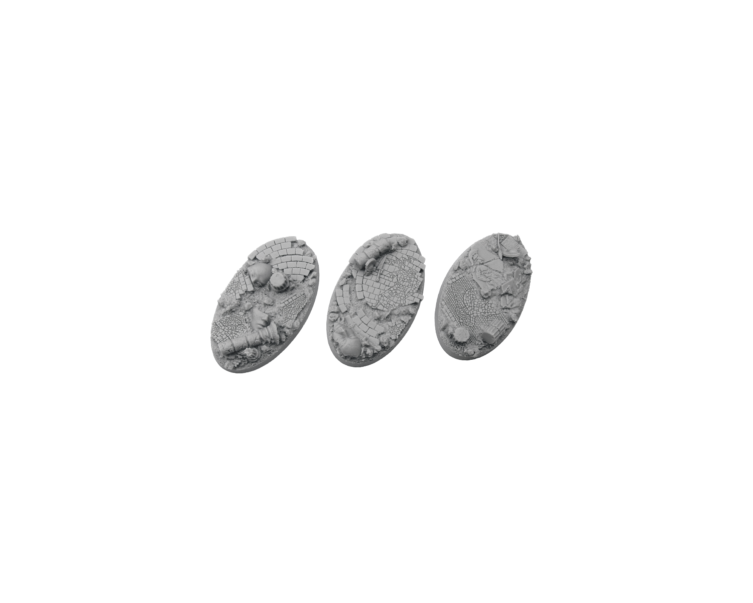 Battle Bases: Halodyne Bases Oval 75mm (2)
