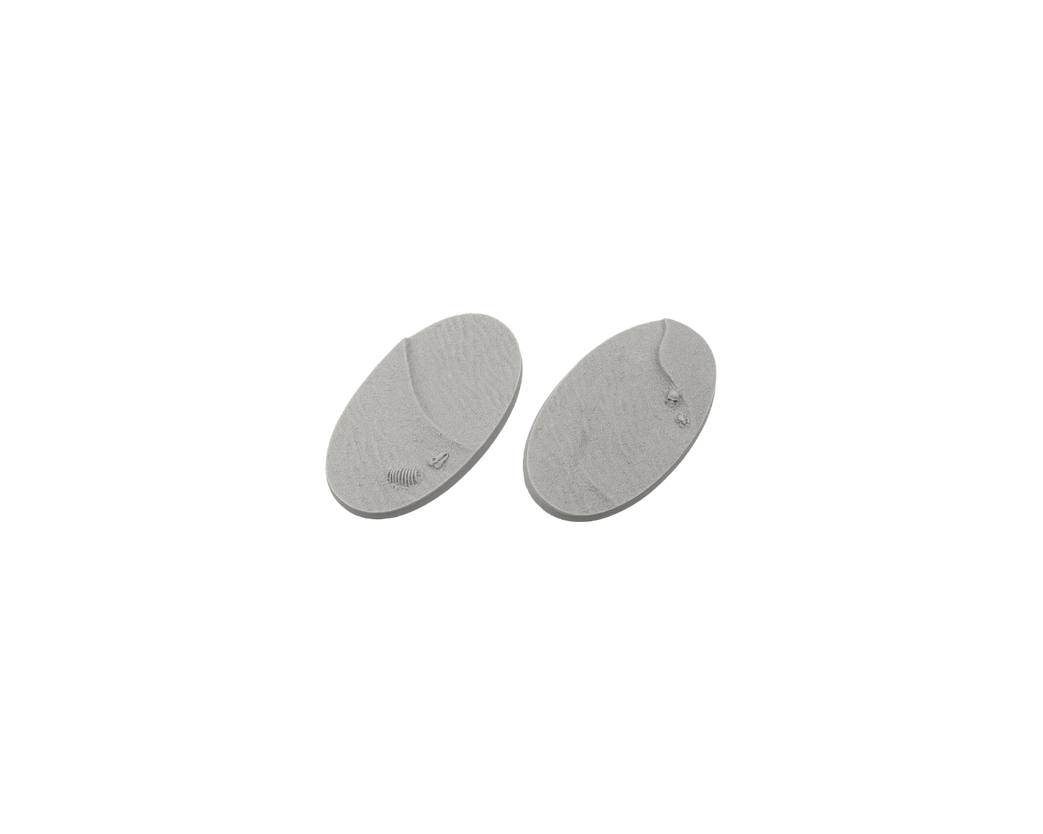 Battle Bases: (Star Wars Legion) Desert Bases, Oval 90mm (2)