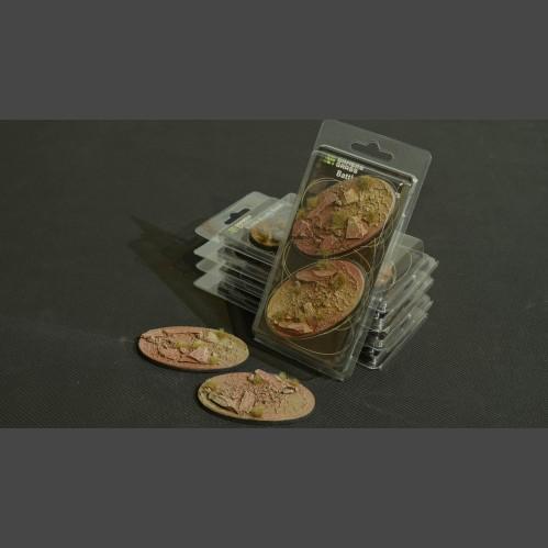 Battle Ready Bases: Badlands Oval 90mm (x2)