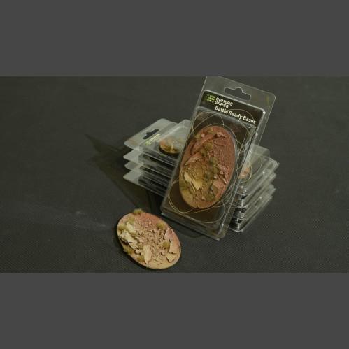 Battle Ready Bases: Badlands Oval 105mm (x1)
