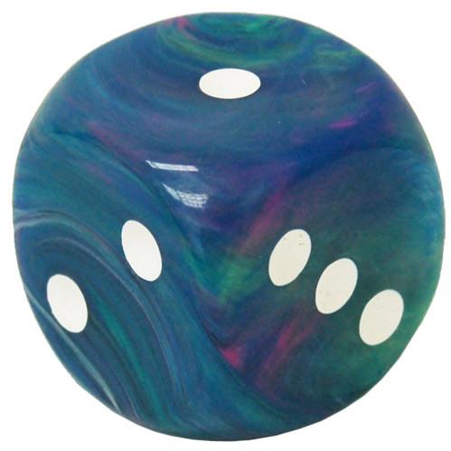 Chessex Dice Sets: Festive™ 30mm Waterlily™/white d6
