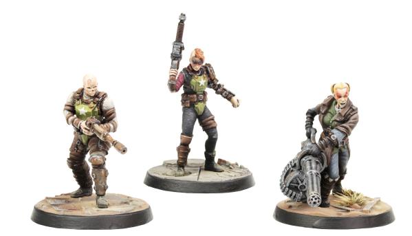 Fallout: Wasteland Warfare - Ack Ack, Sinjin & Avery (Fallout Minis)