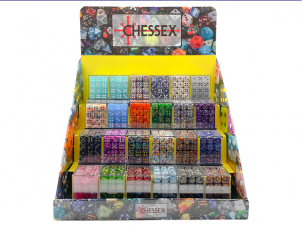 Chessex Sampler: Box of 50 Classic 12mm d6 Dice Sets [Retail Only]