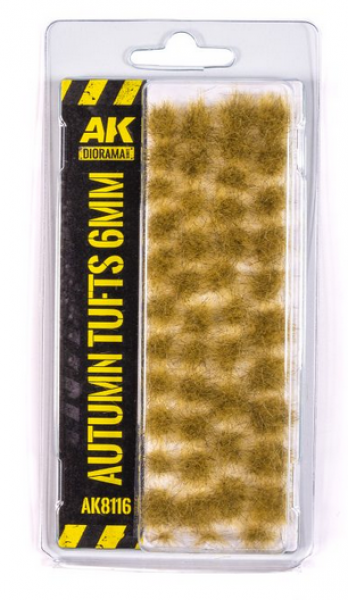 AK-Interactive: Vegetation (Tufts) - Autumn Tufts 6mm (new for 2024)