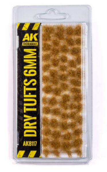 AK-Interactive: Vegetation (Tufts) - Dry Tufts 6mm (new for 2024)