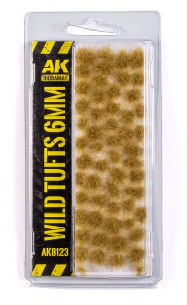 AK-Interactive: Vegetation (Tufts) - Wild Tufts 6mm (new for 2024)