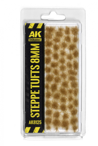 AK-Interactive: Vegetation (Tufts) - Steppe Tufts 8mm (new for 2024)
