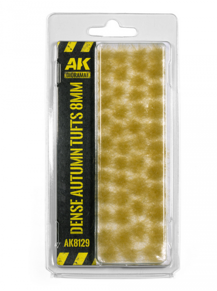 AK-Interactive: Vegetation (Tufts) - Dense Autumn Tufts 8mm (new for 2024)