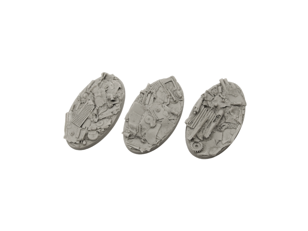 Battle Bases: Scrapyard Bases, Oval 75mm (2)