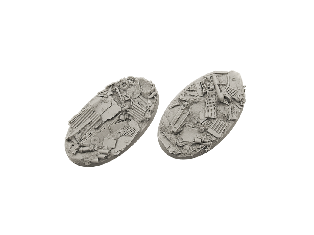 Battle Bases: Scrapyard Bases, Oval 90mm (2)