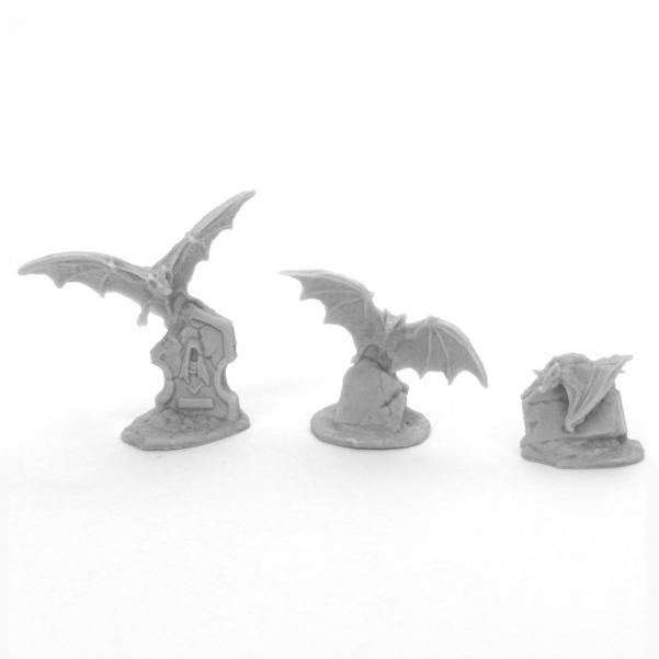 Reaper Bones Black: Giant Bats (3)
