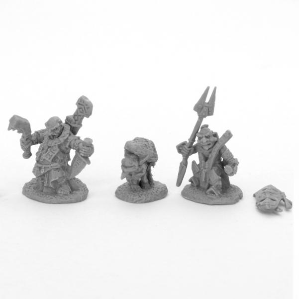 Reaper Bones Black: Bloodstone Gnome Heroes (2)