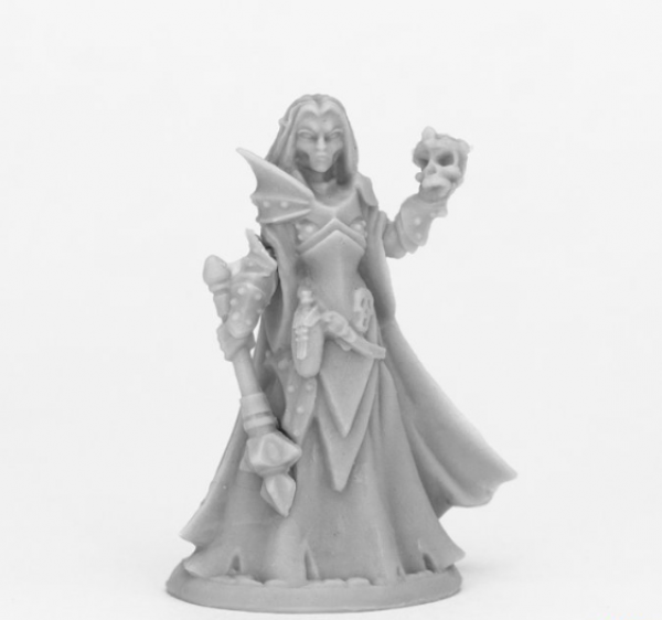 Reaper Bones Black: Dark Elf Priestess