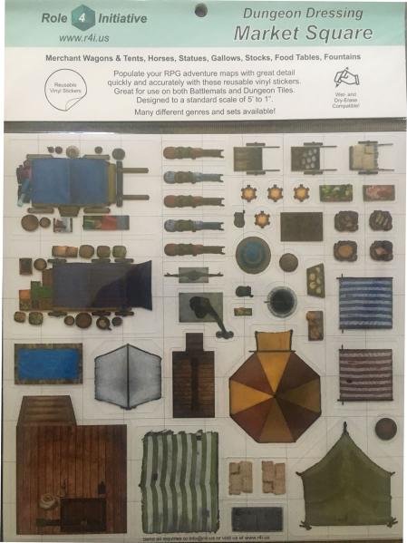 Roleplaying Accessories: Dungeon Dressing - Market Square