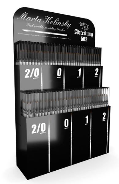 Abteilung 502: Marta Kolinsky Brush Display Rack [Retail Only]