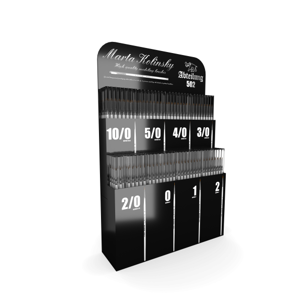 Abteilung 502: Marta Kolinsky Brush Display Rack [Retail Only]