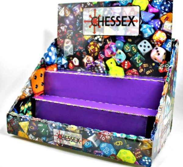 Chessex: Dice Set Display in Shipping Box [Retail Only]