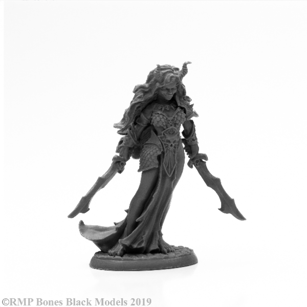 Reaper Bones Black: Ziba, Female Efreeti
