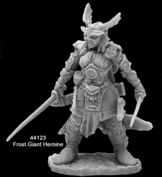 Reaper Bones Black: Frost Giant Heroine