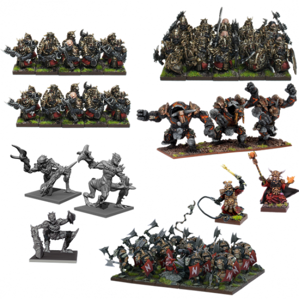 Kings of War 3rd Edition: Abyssal Dwarf Mega Army