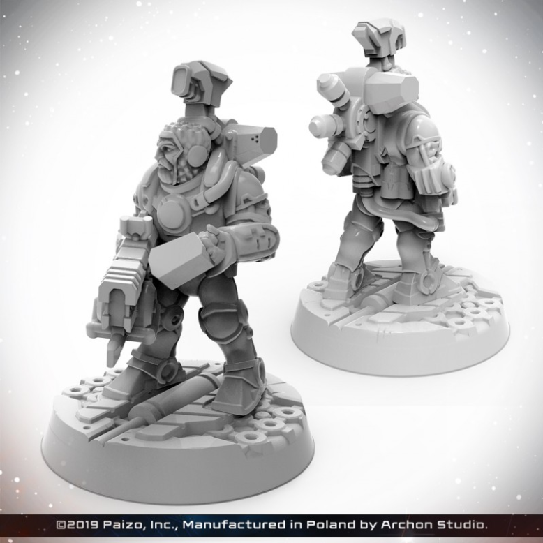 Starfinder: Dwarf Soldier