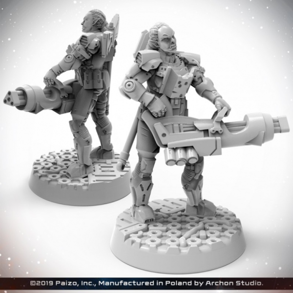 Starfinder: Half-Orc Soldier