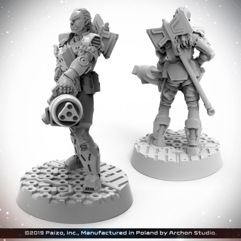 Starfinder: Half-Orc Soldier