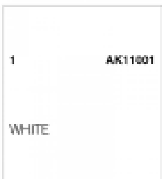 AK-Interactive: (3rd Gen) Acrylic - White (17ml)