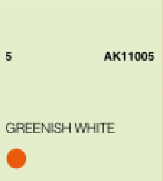 AK-Interactive: (3rd Gen) Acrylic - Greenish White (17ml)