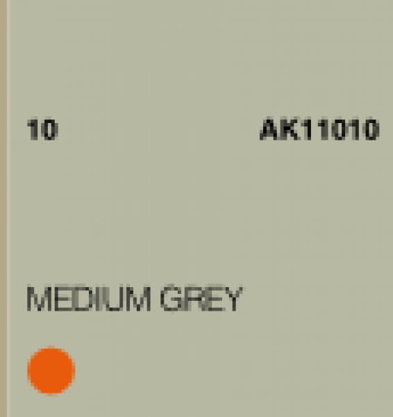 AK-Interactive: (3rd Gen) Acrylic - Medium Grey (17ml)