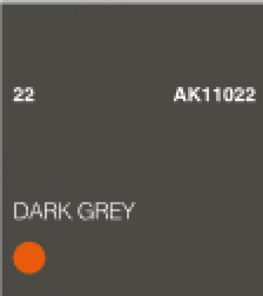 AK-Interactive: (3rd Gen) Acrylic - Dark Grey (17ml)