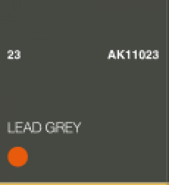 AK-Interactive: (3rd Gen) Acrylic - Lead Grey (17ml)