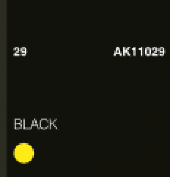 AK-Interactive: (3rd Gen) Acrylic - Black (17ml)