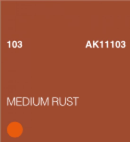 AK-Interactive: (3rd Gen) Acrylic - Medium Rust (17ml)