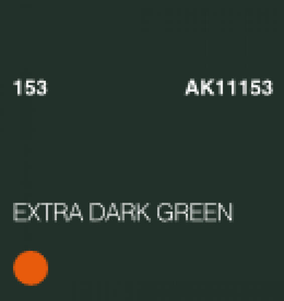 AK-Interactive: (3rd Gen) Acrylic - Extra Dark Green (17ml)