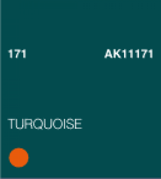 AK-Interactive: (3rd Gen) Acrylic - Turquoise (17ml)
