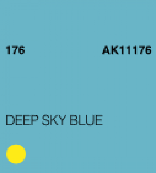 AK-Interactive: (3rd Gen) Acrylic - Deep Sky Blue (17ml)