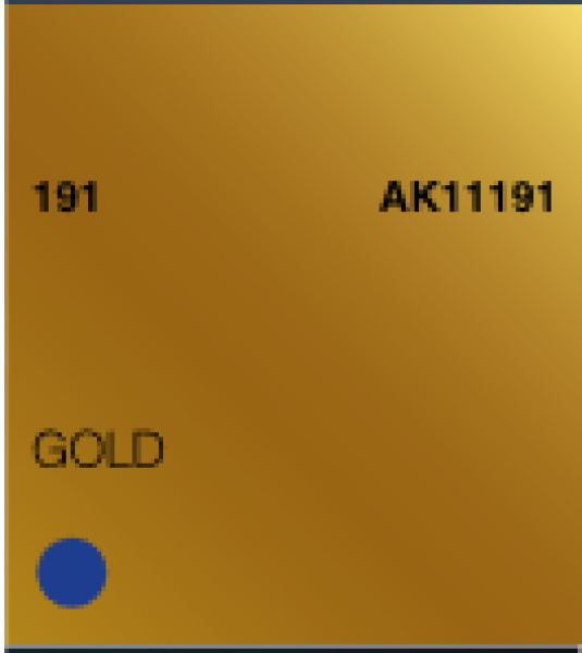 AK-Interactive: (3rd Gen) Acrylic - Gold (17ml)