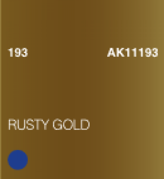AK-Interactive: (3rd Gen) Acrylic - Rusty Gold (17ml)