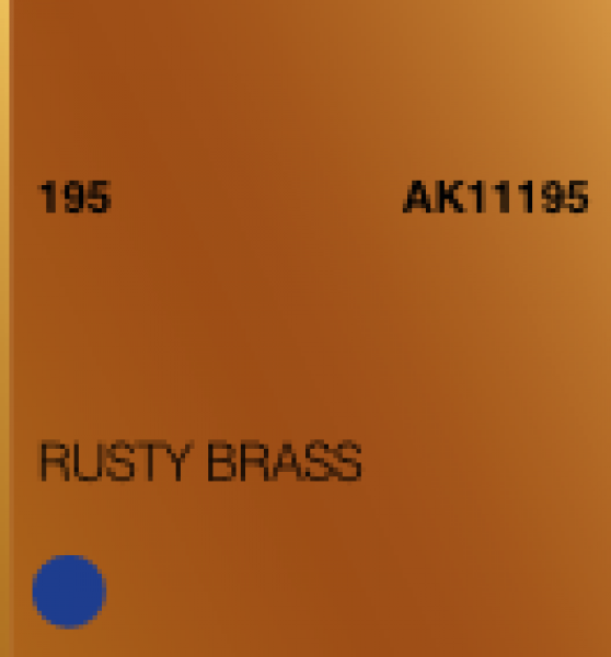 AK-Interactive: (3rd Gen) Acrylic - Rusty Brass (17ml)