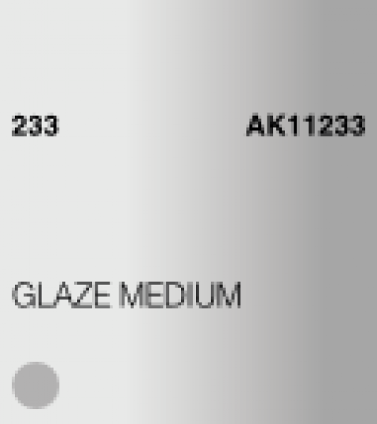 AK-Interactive: (3rd Gen) Acrylic - Glaze Medium (17ml)