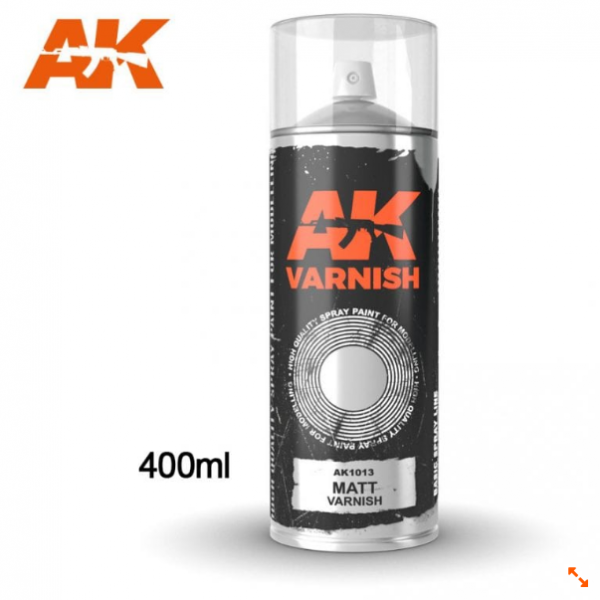AK-Interactive: AK Sprays - Matt Varnish Spray (400ml)