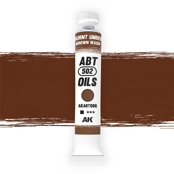 Abteilung 502: Modelling Oil Color -  Burnt Umber / Brown wash