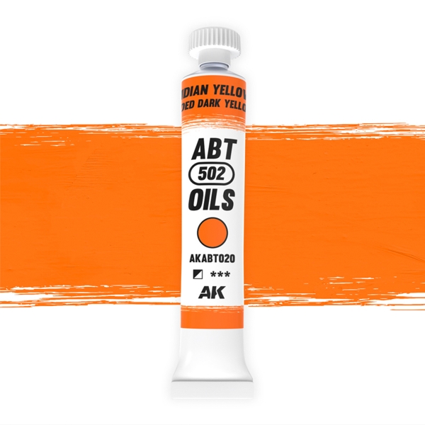 Abteilung 502: Modelling Oil Color -  Indian yellow / Faded dark yellow