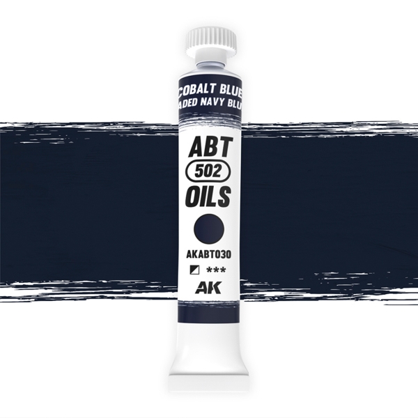 Abteilung 502: Modelling Oil Color -  Cobalt blue / Faded navy blue
